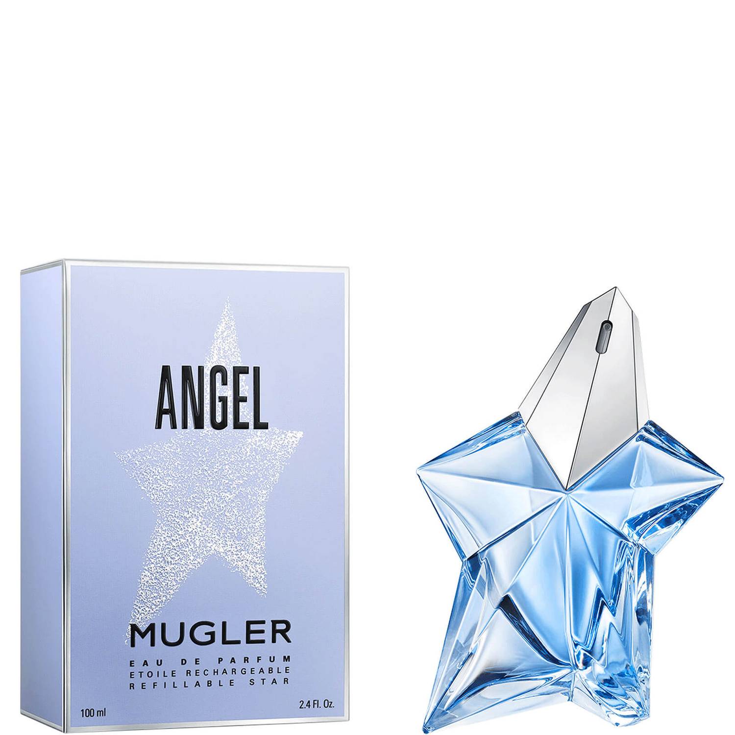 MUGLER Angel Eau de Parfum Natural Spray Refillable Standing Star - 100ml