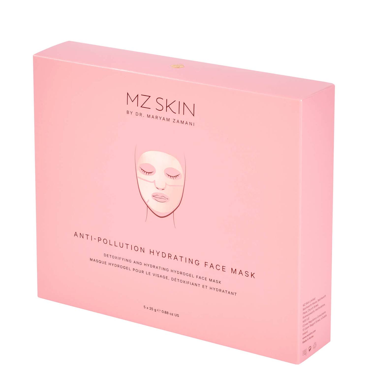 MZ Skin Anti Pollution Hydrating Face Masks