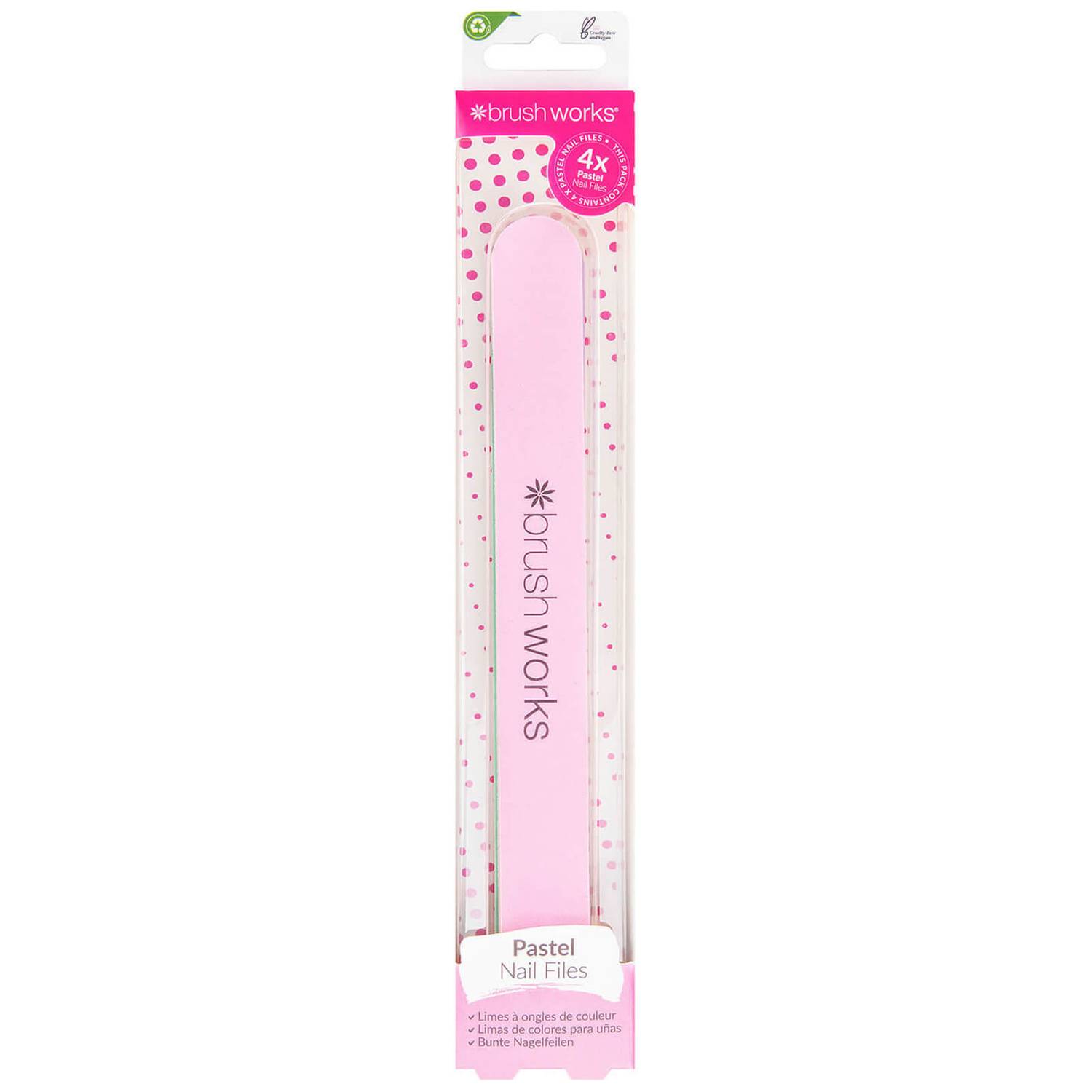 brushworks Pastel Nail Files