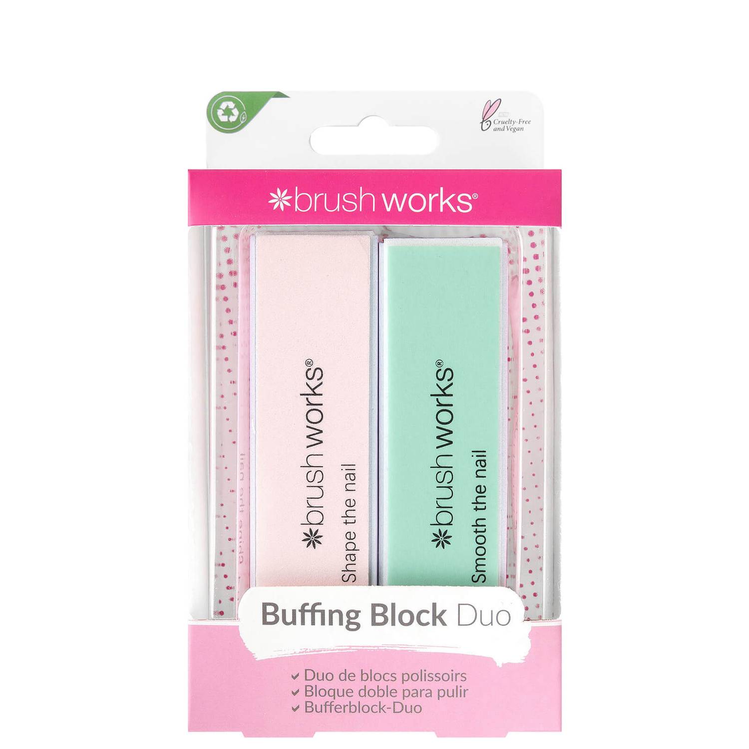 brushworks Pastle Buffing Block Duo