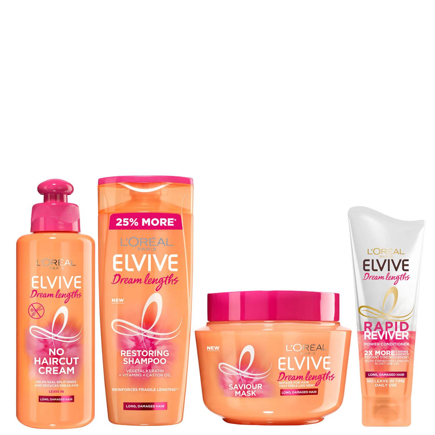 L'Oréal Paris Elvive Dream Lengths Long Hair Regime Set