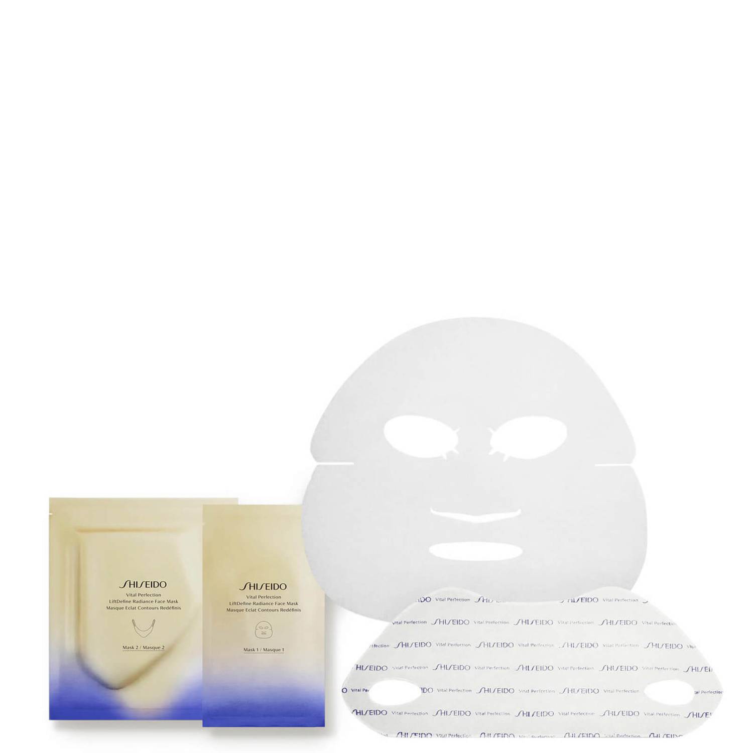 Shiseido Exclusive Vital Perfection LiftDefine Radiance Face Mask (Pack of 6)