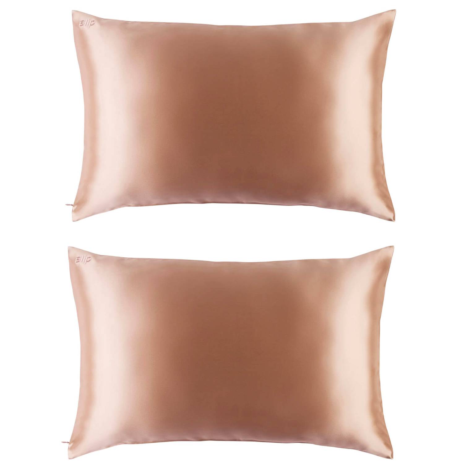 Slip Pure Silk Pillowcase Duo - Queen - Rose Gold