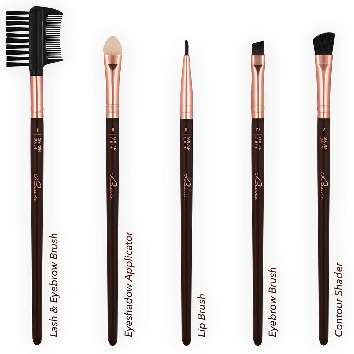 Luvia Golden Queen Brush Set