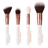 Luvia Essential Brushes Set - Feather White