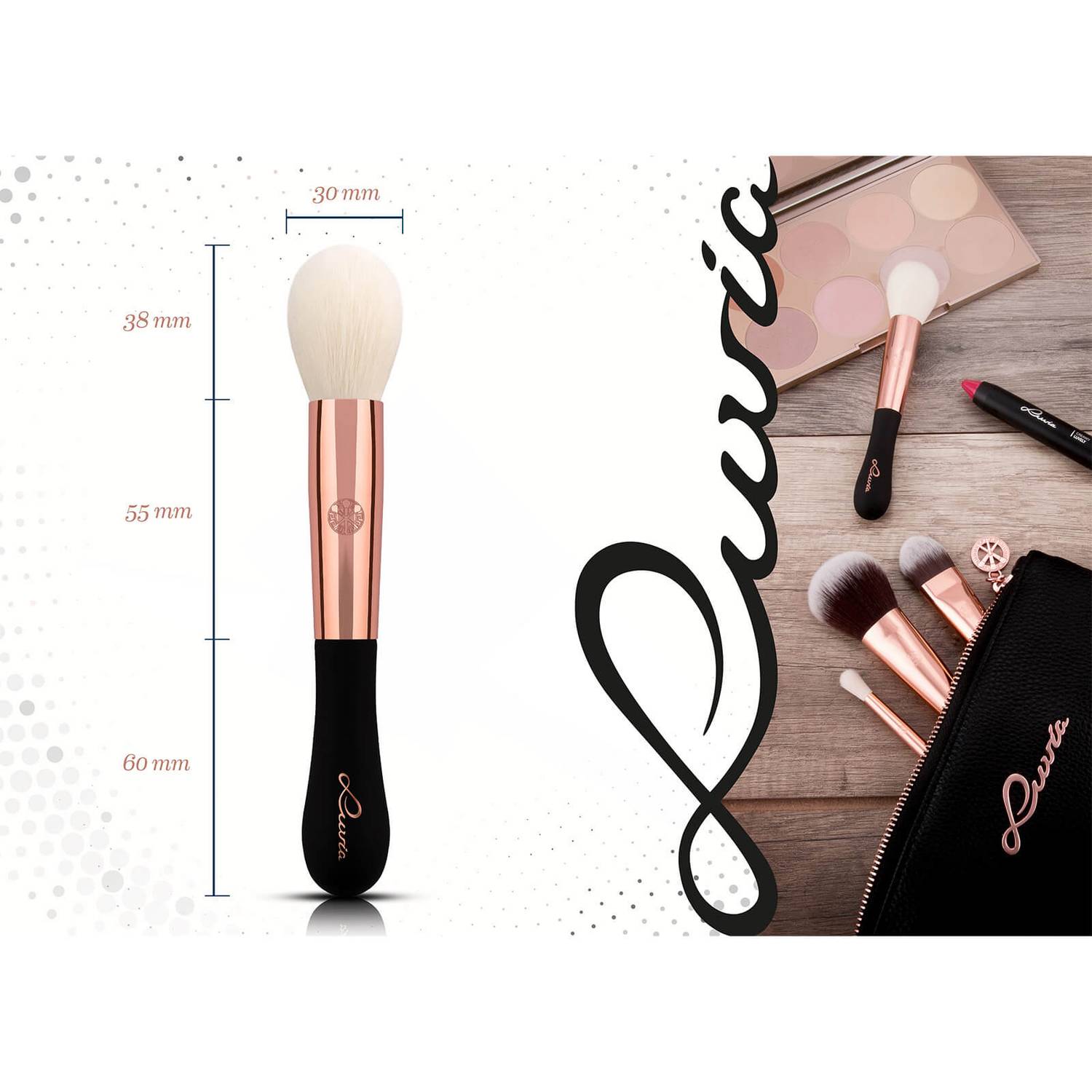 Luvia VS203 Tapered Face Brush