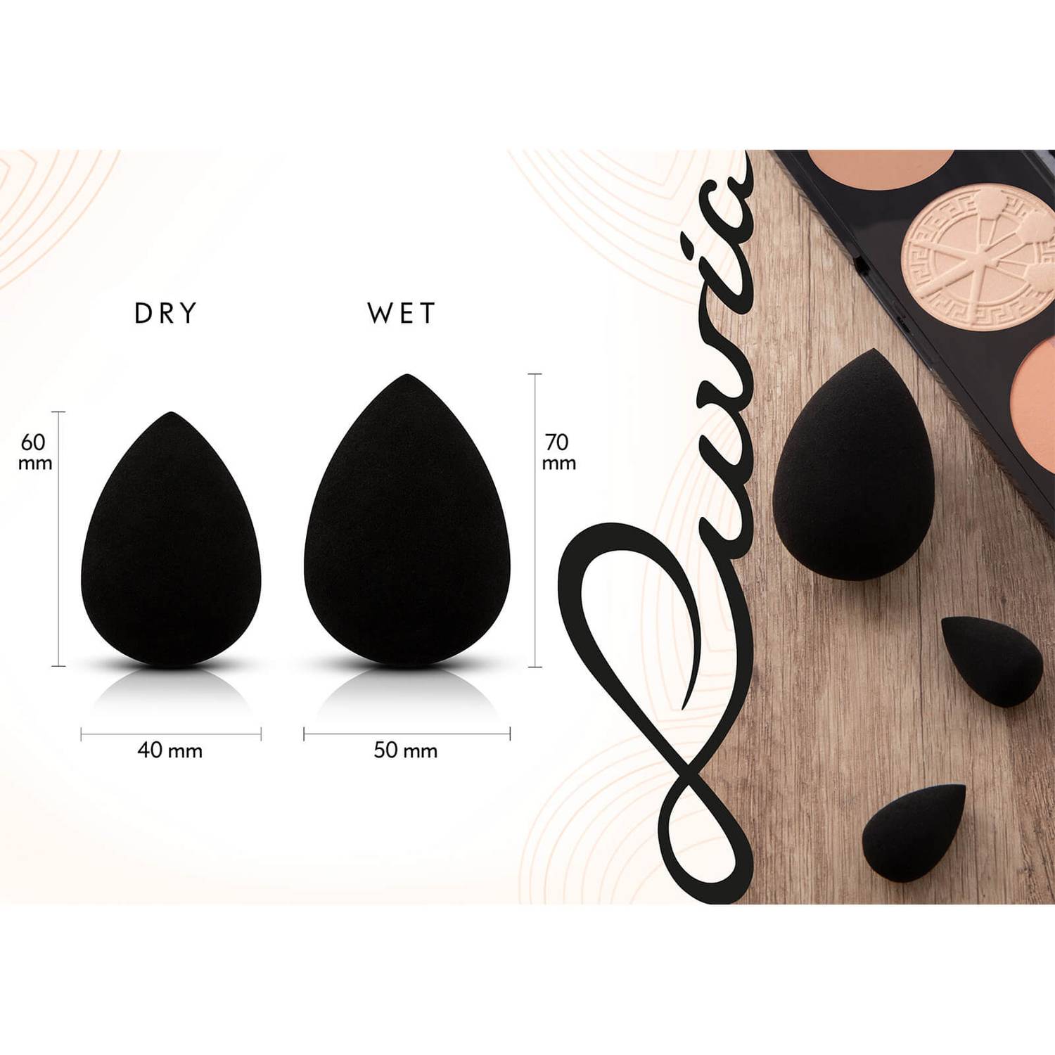 Luvia Make-up Blending Sponge Kit