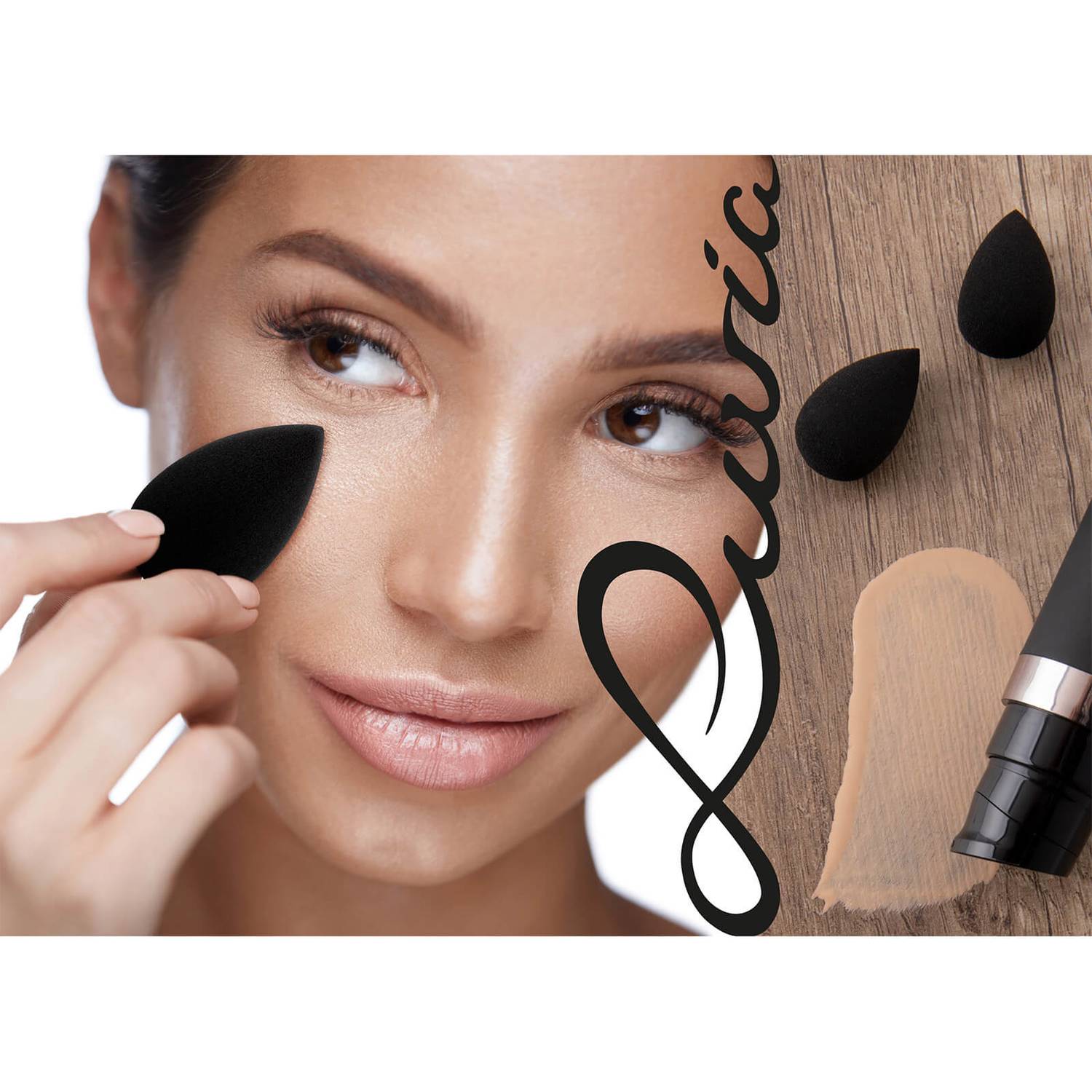 Luvia Mini Make-up Blending Sponge Set