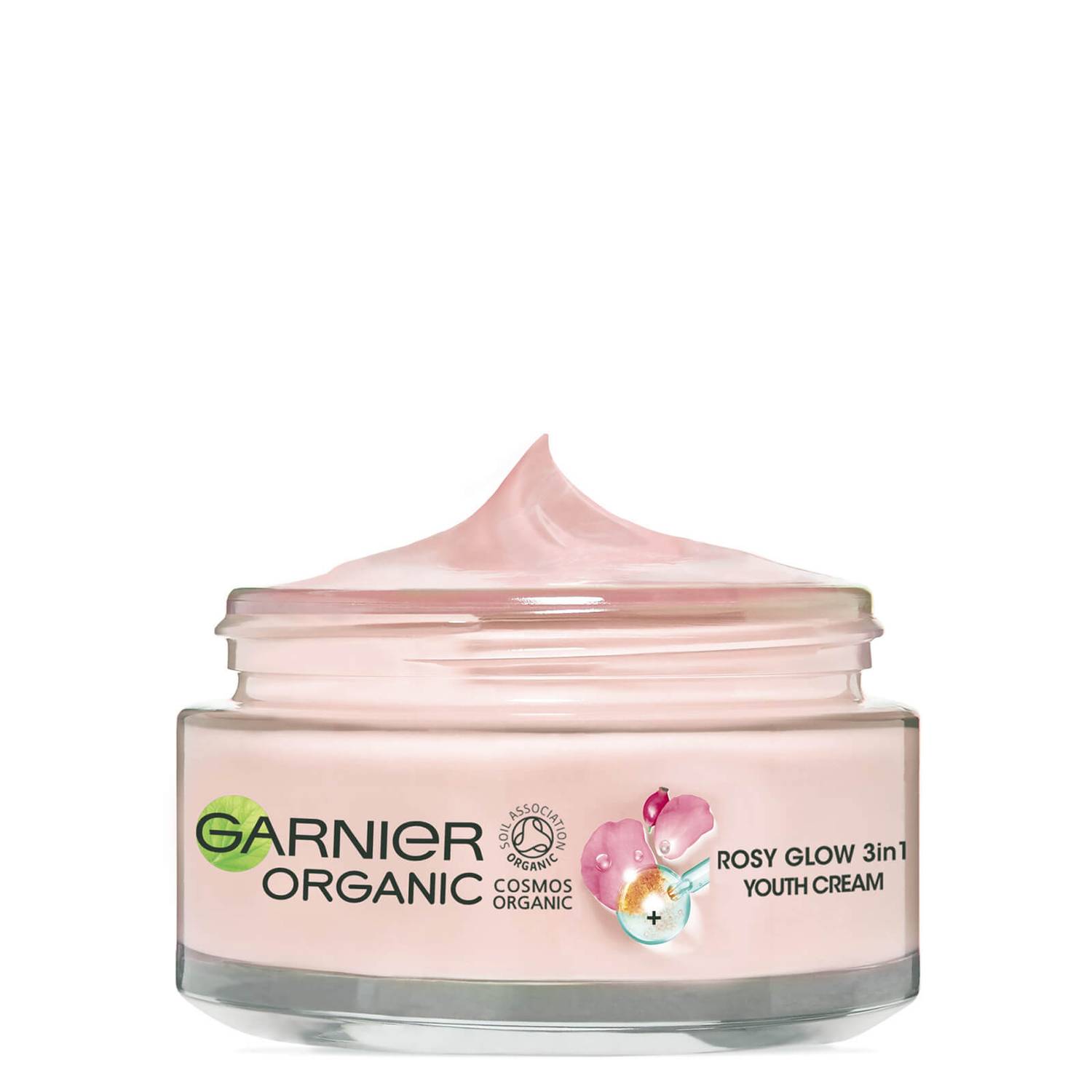 Garnier Organic Rosy Glow 3-in-1 Youth Cream 50ml