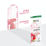 Garnier SkinActive Firming Ampoule Sheet Mask - Watermelon and 1% Hyaluronic Acid 15g