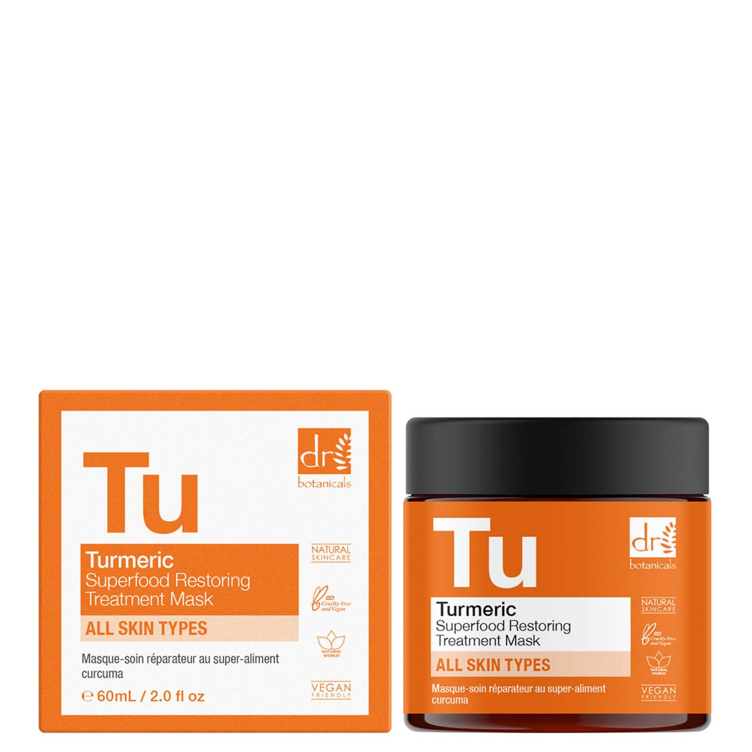 Dr Botanicals Turmeric Superfood Restoring Treatment Mask 60ml