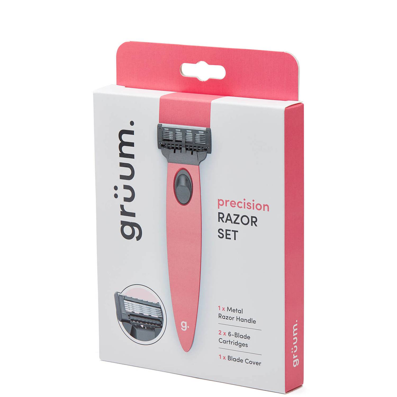 grüum Precision Razor Set - Rose Pink