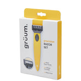 grüum Precision Razor Set - Citrus Yellow