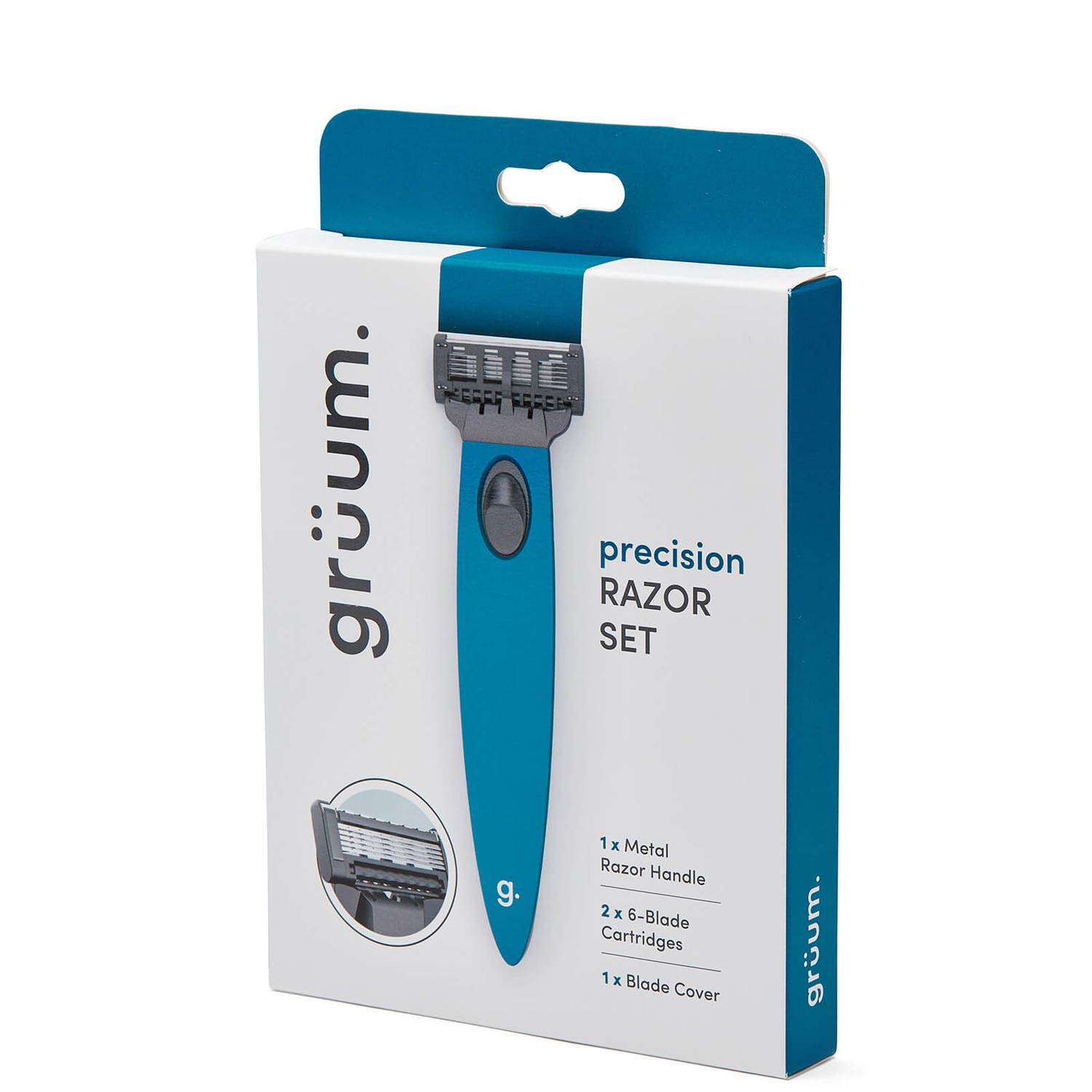 grüum Precision Razor Set - Ocean Blue