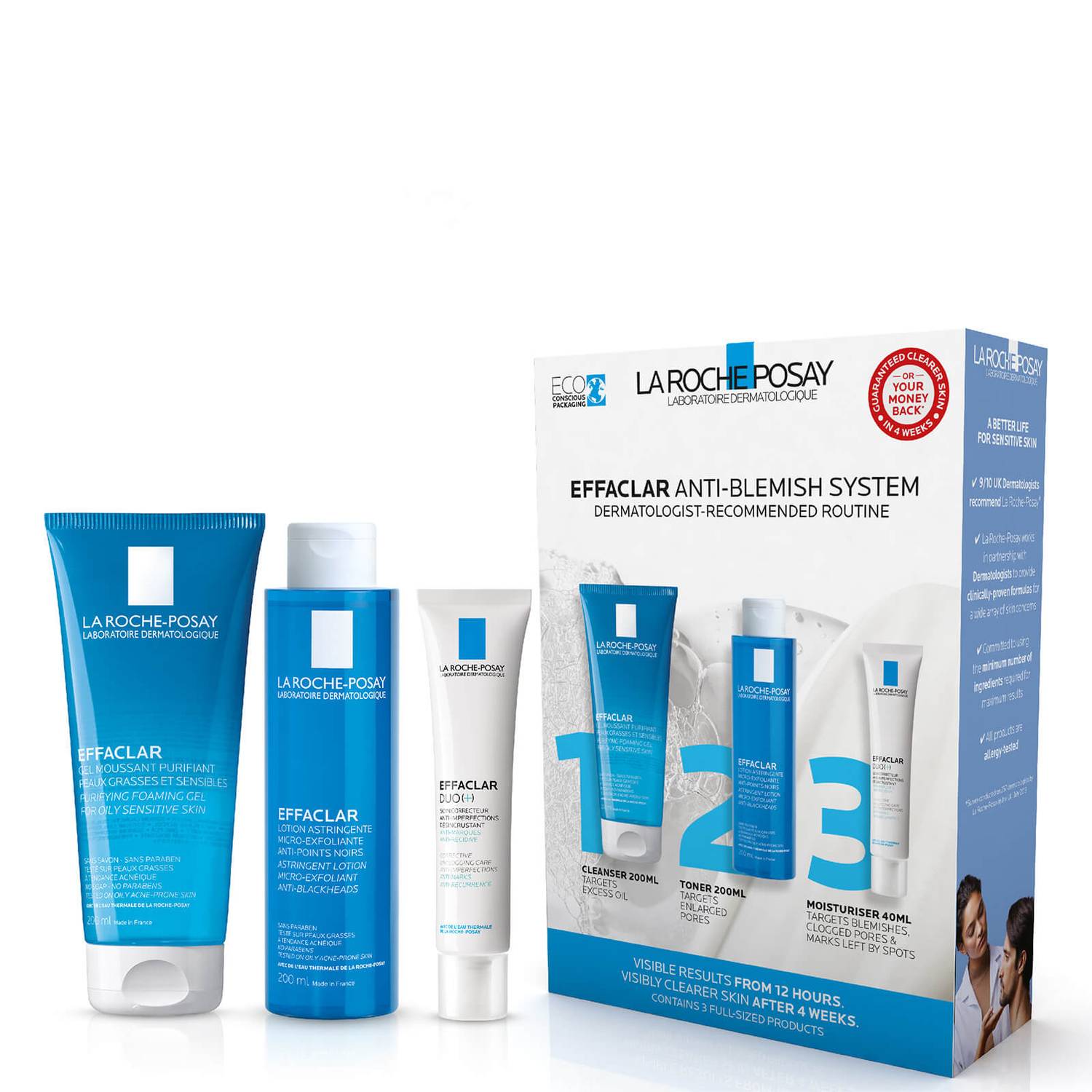 La Roche-Posay Effaclar 3-Step Anti Blemish System 440ml