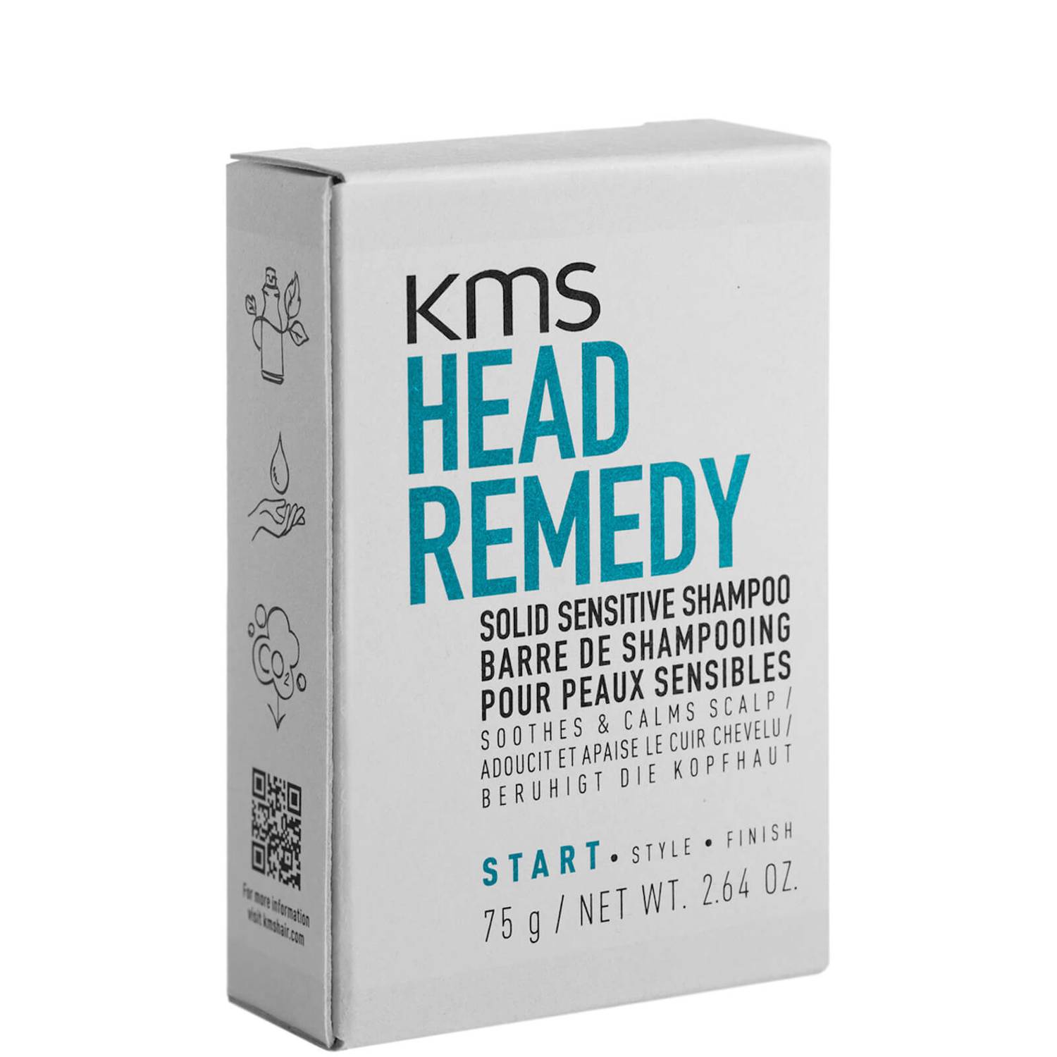 KMS Head Remedy Solid Sensitive Shampoo 75g