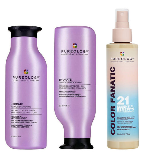 Pureology Hydrate and Colour Fanatic Trio