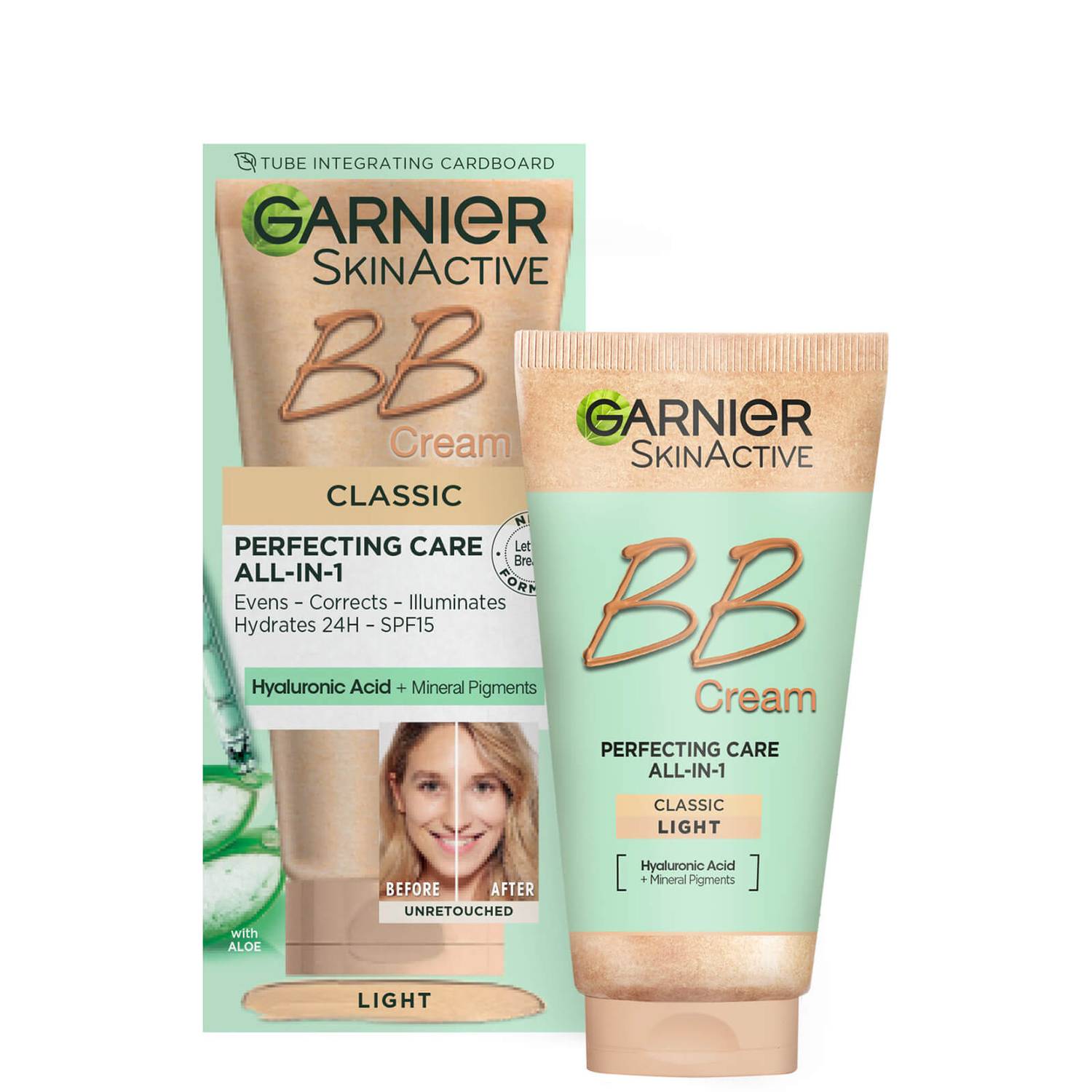 Garnier SkinActive BB Cream Tinted Moisturiser SPF15 - Classic Light