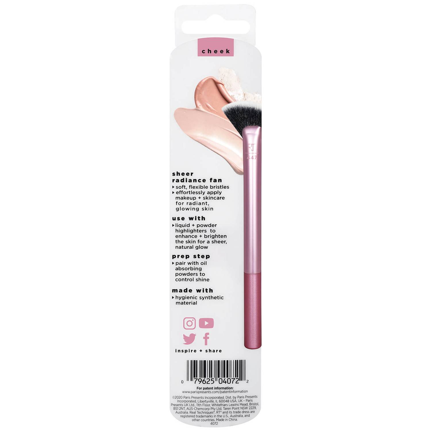 Real Techniques Sheer Radiance Fan Brush