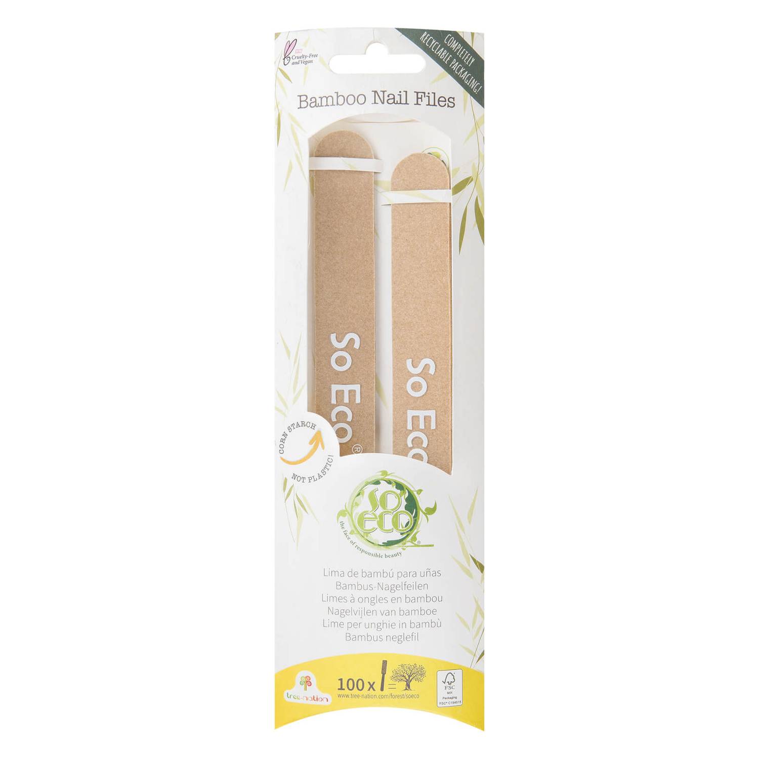 So Eco Bamboo Nail File Duo