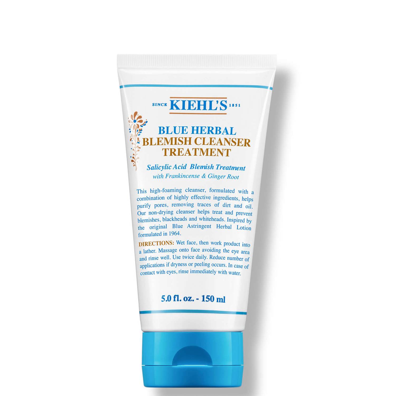 Kiehl's Blue Herbal Blemish Cleanser Treatment 150ml