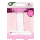 brushworks Makeup Remover Cloths (3 Pack)