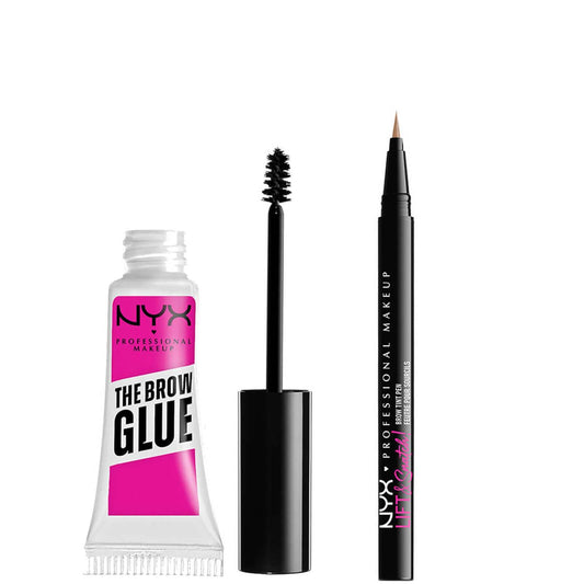 NYX Professional Makeup Style it, Fill it Laminate it! Laminated Brow Look Duo - Taupe