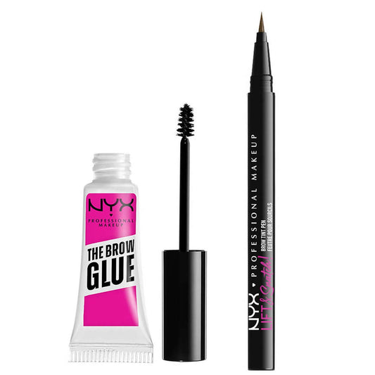 NYX Professional Makeup Style it, Fill it Laminate it! Laminated Brow Look Duo - Caramel