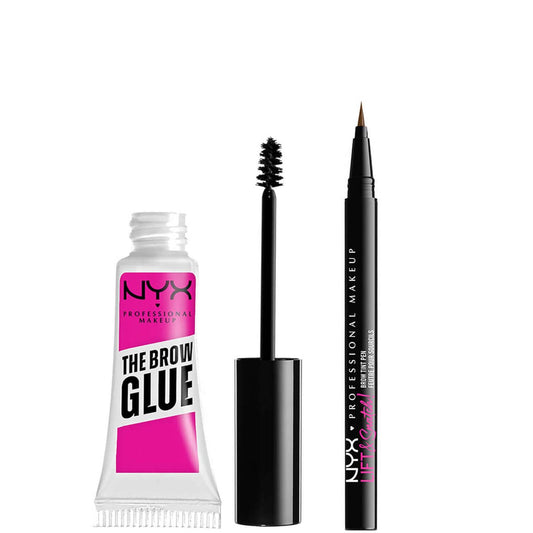 NYX Professional Makeup Style it, Fill it Laminate it! Laminated Brow Look Duo - Brunette