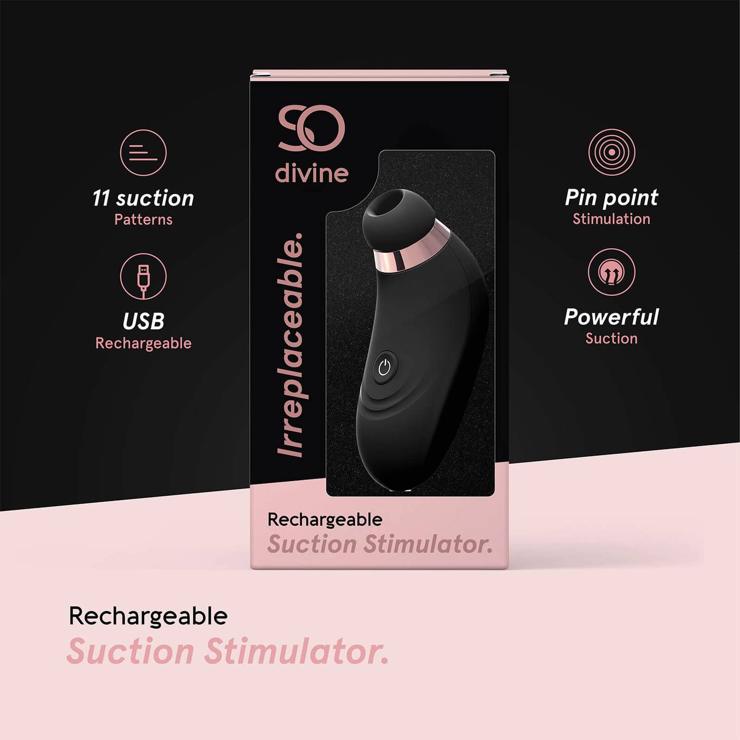 So Divine Irreplaceable Clitoral Suction Stimulator