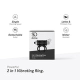 So Divine Thriller 2 in 1 Vibrating Ring