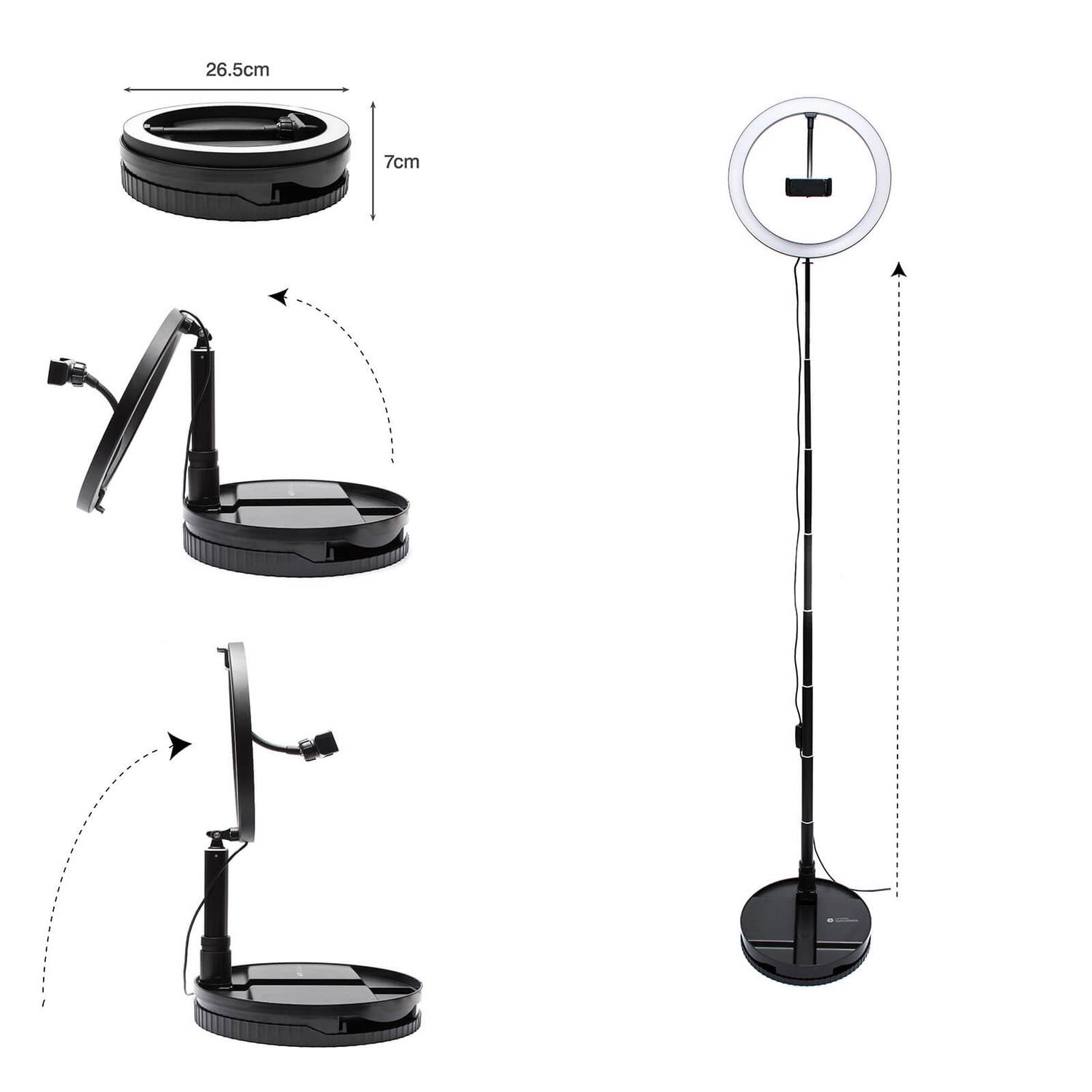 Rio Foldable LED Ring Light