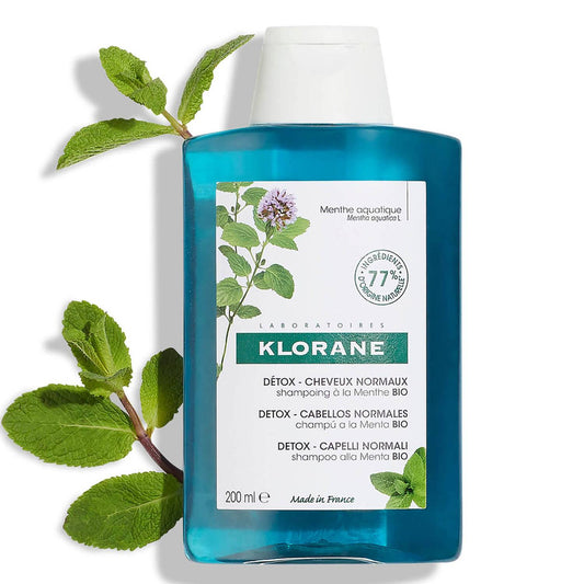 KLORANE Detox Shampoo with Organic Aquatic Mint 200ml