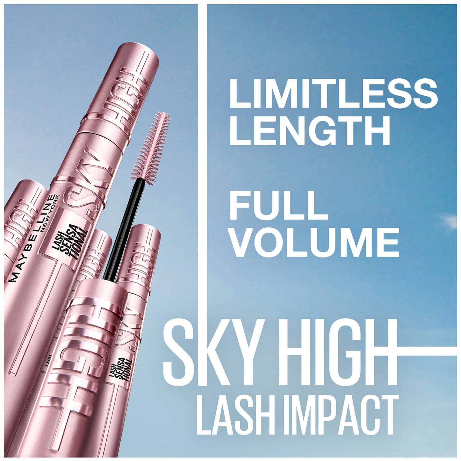 Maybelline Lash Sensational Sky High Waterproof Mascara - 01 Black