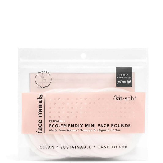 Kitsch Eco-Friendly Reusable Mini Face Rounds (7 Piece)