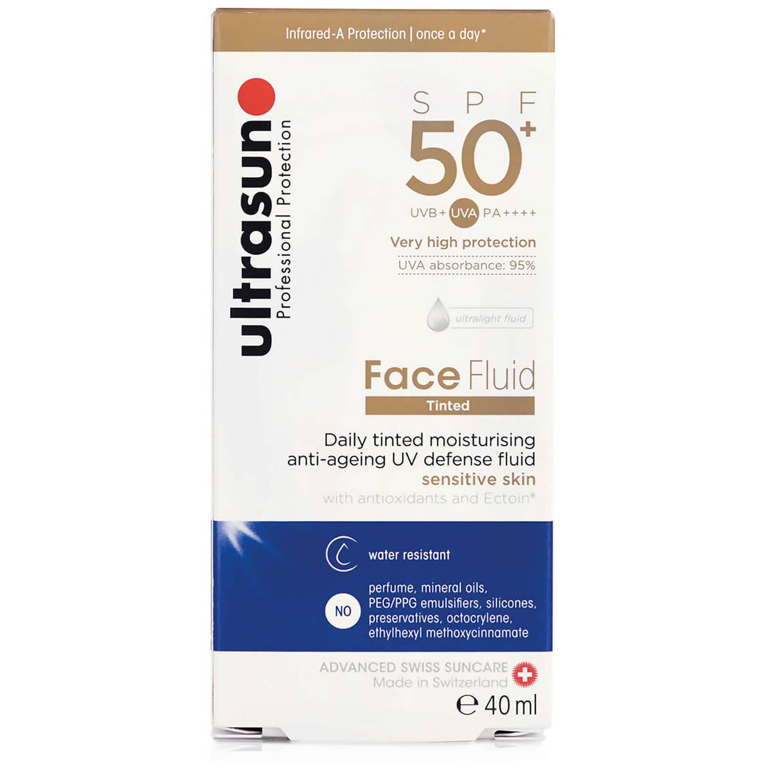 Ultrasun SPF50+ Tinted Face Fluid 40ml