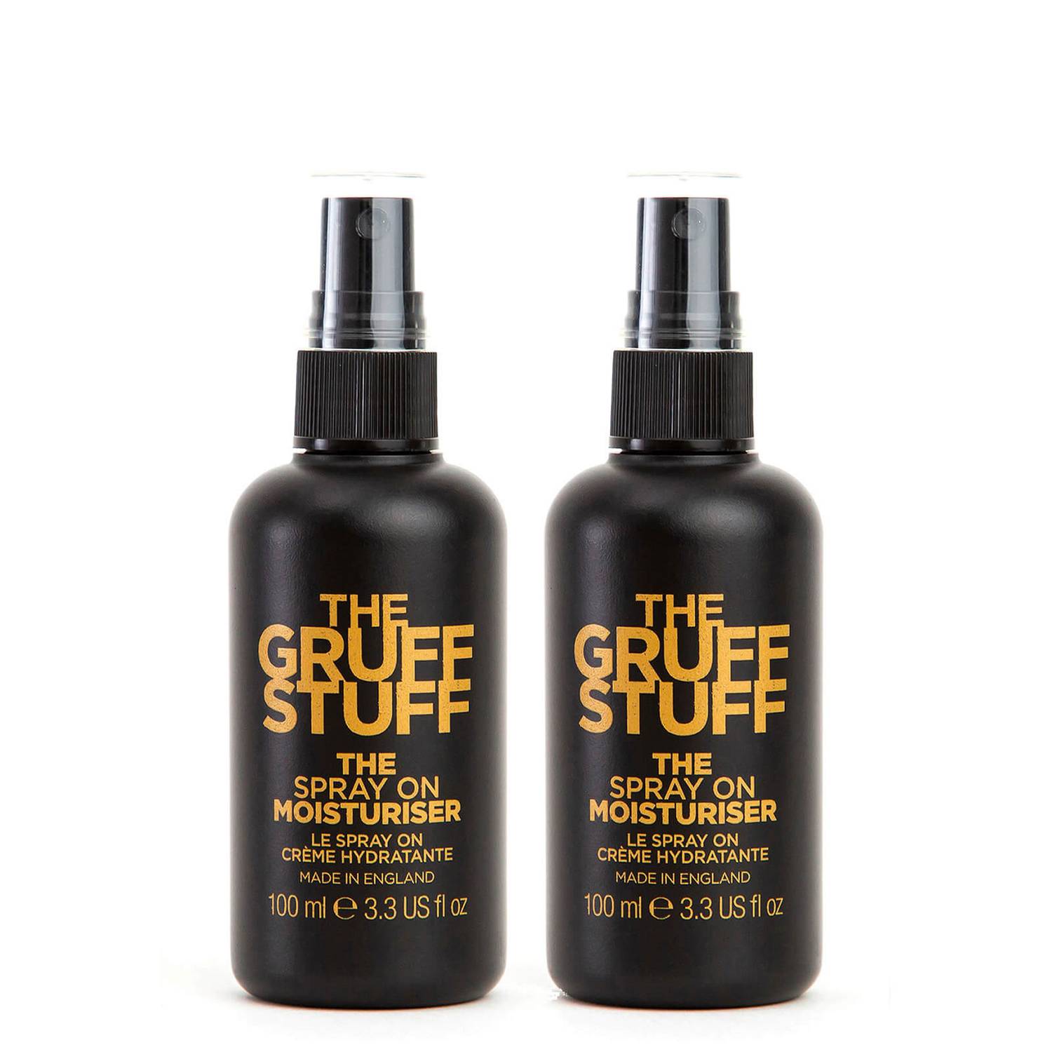 The Gruff Stuff The Spray On Moisturiser Duo (Worth £50.00)