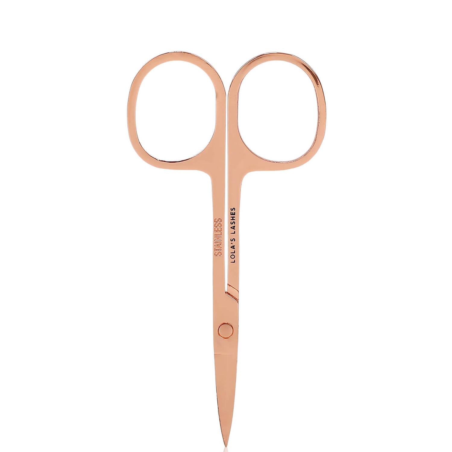 Lola's Lashes Rose Gold Eyebrow and Lash Scissors