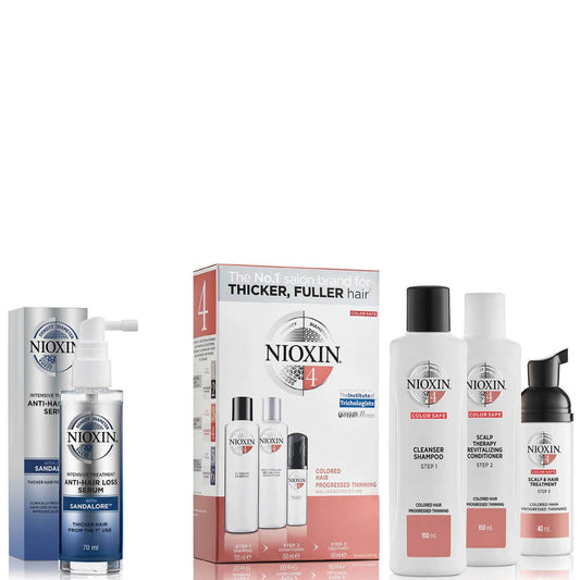 NIOXIN 3-Part System 4 Loyalty Kit for Coloured Hair with Progressed Thinning Kit