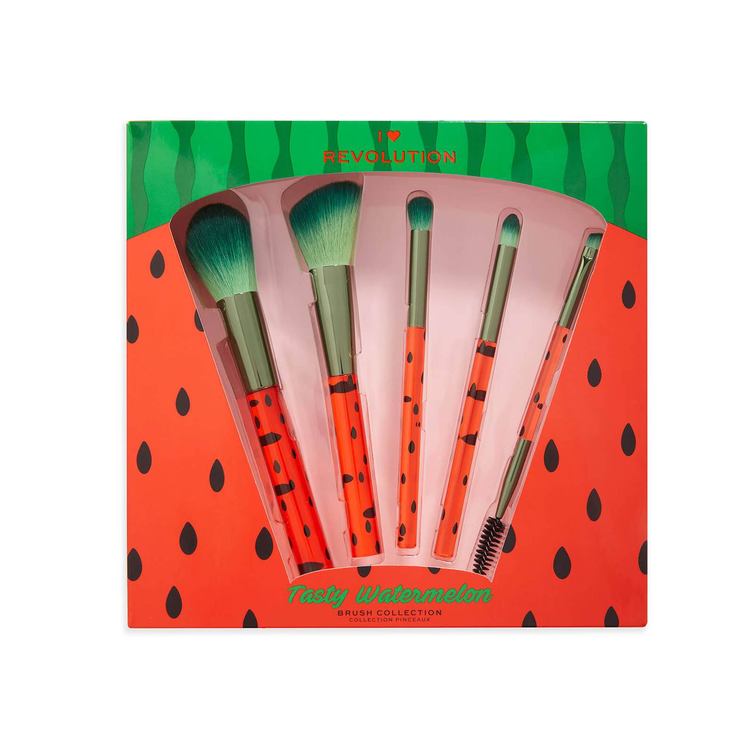 Revolution Beauty I Heart Revolution Tasty Watermelon Brush Set