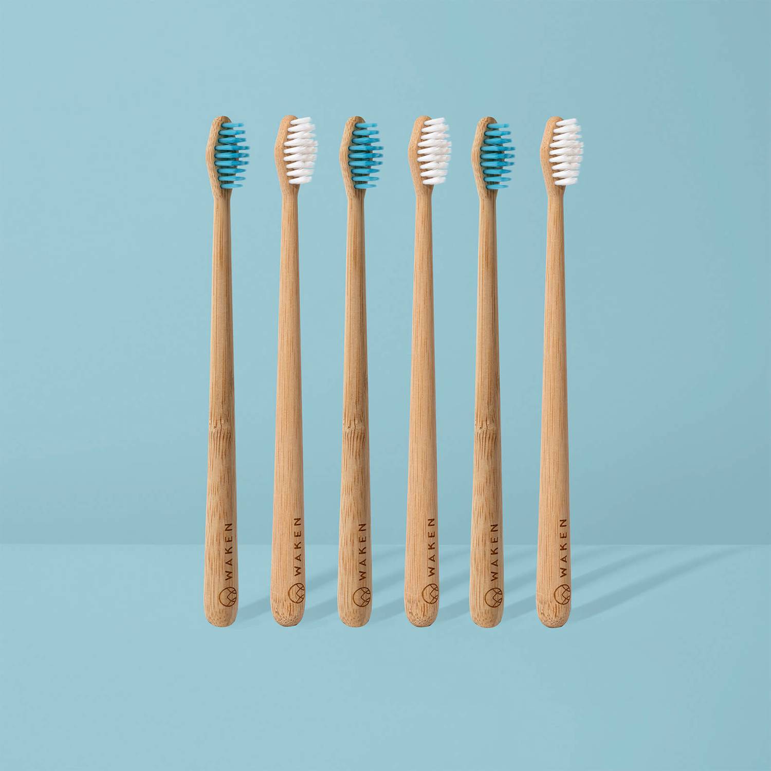 Waken Bamboo Toothbrush Blue