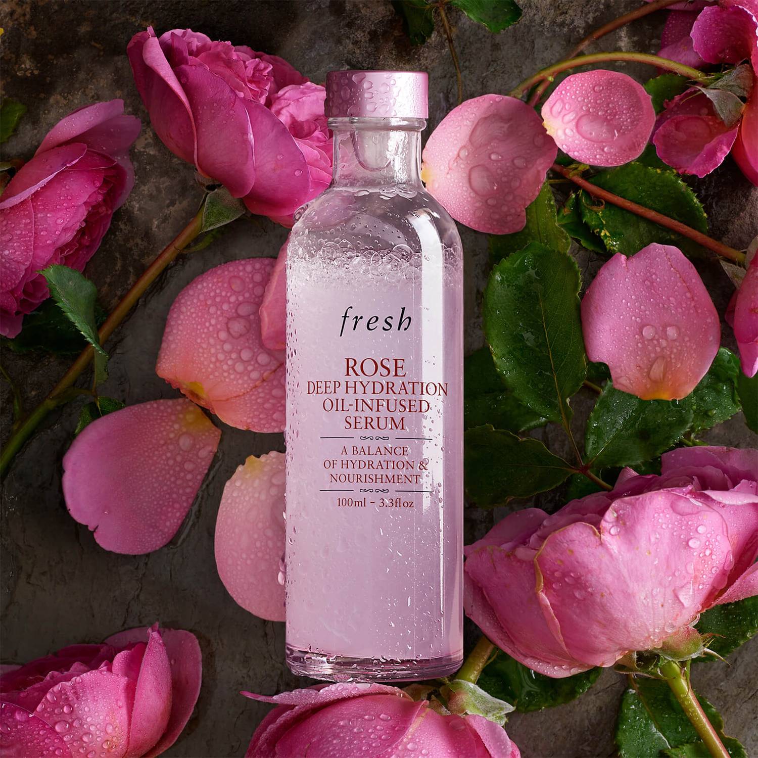 Fresh Rose Deep Hydration Oil-Infused Serum 100ml