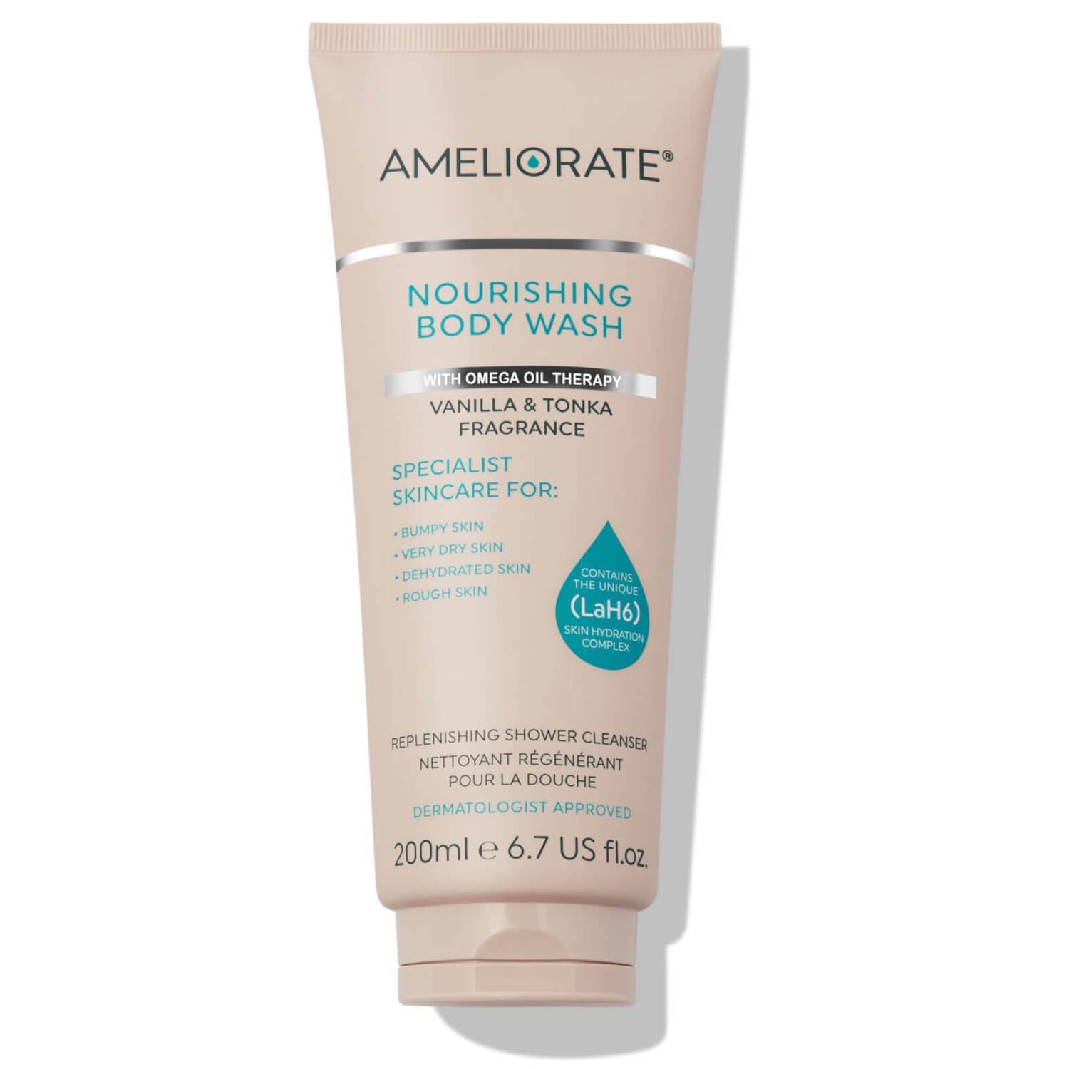 AMELIORATE Nourishing Body Wash Vanilla & Tonka 200ml