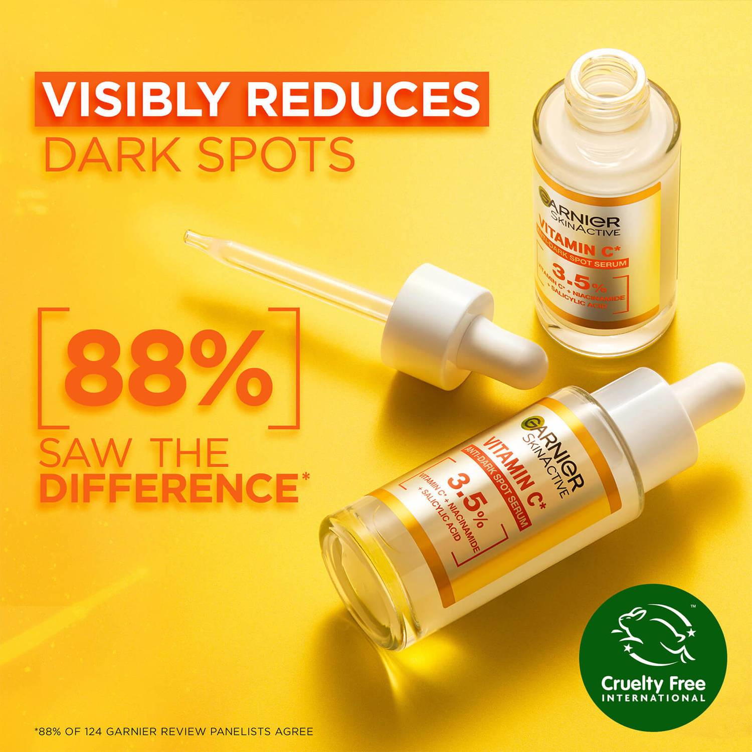 Garnier 3.5% Vitamin C, Niacinamide, Salicylic Acid, Brightening and Anti Dark Spot Serum 30ml