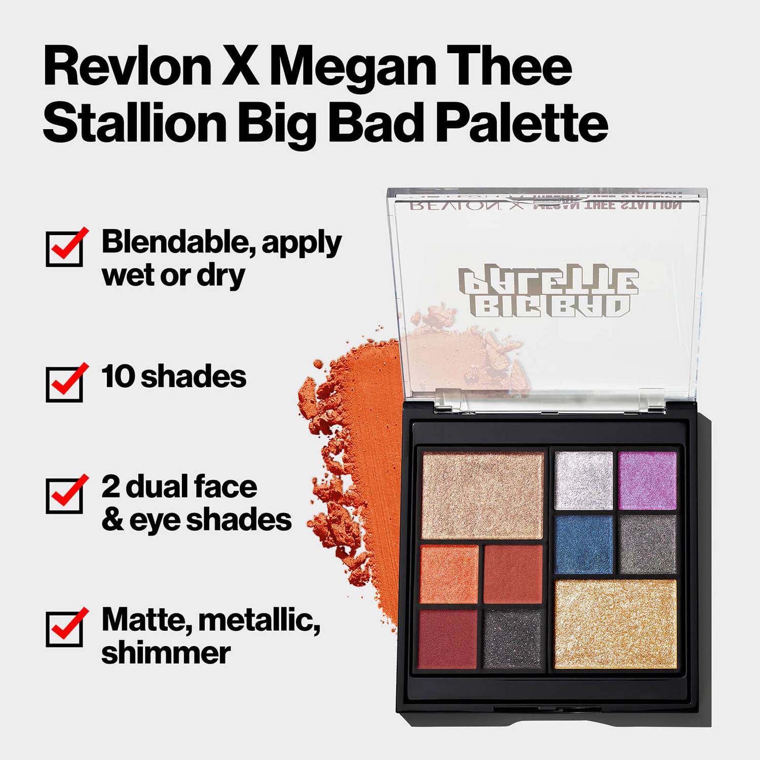 Revlon x Megan Thee Stallion Big Bad Palette