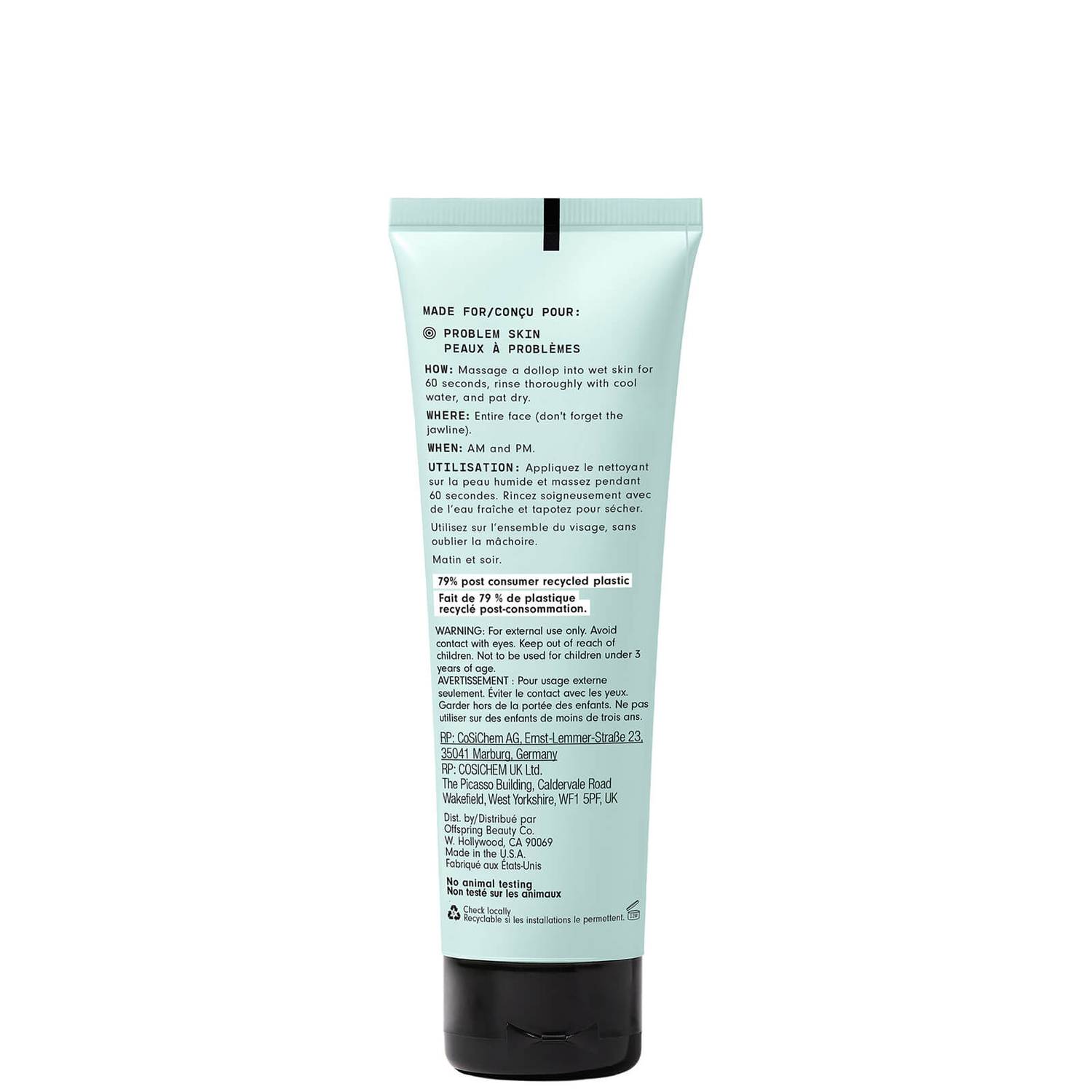 Versed Keep The Peace Blemish-Calming Cream Cleanser 120ml