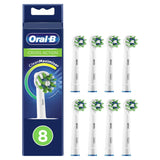 Oral-B Cross Action Brush Head with CleanMaximiser - 8 Counts