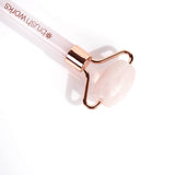 Brushworks Brazilian Rose Quartz Stone Roller