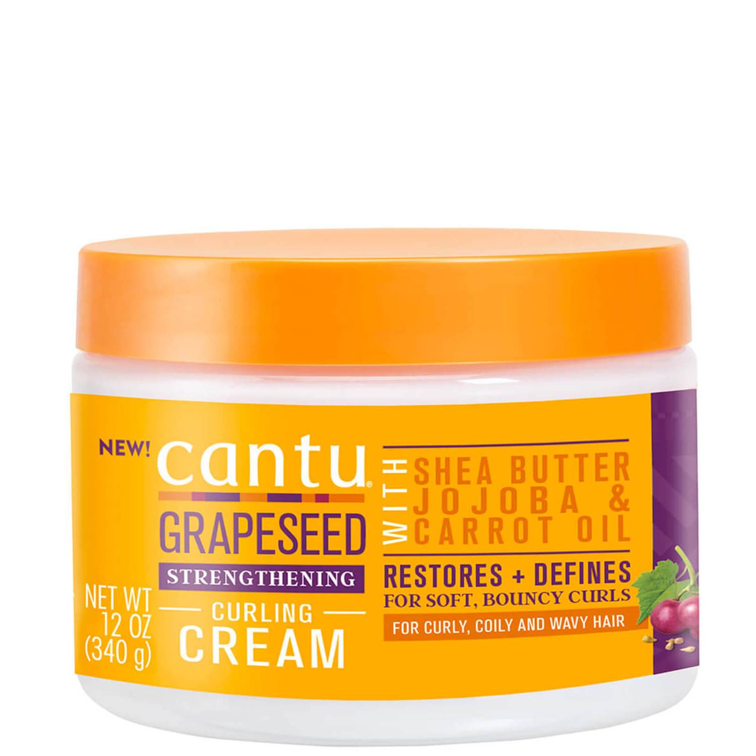 Cantu Grapeseed Curling Cream 340g