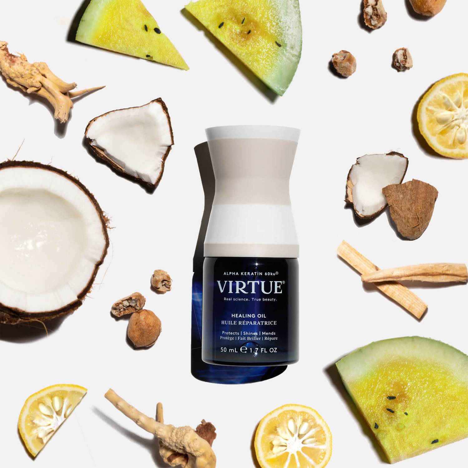 VIRTUE Keratin Healing Mask and Oil Bundle